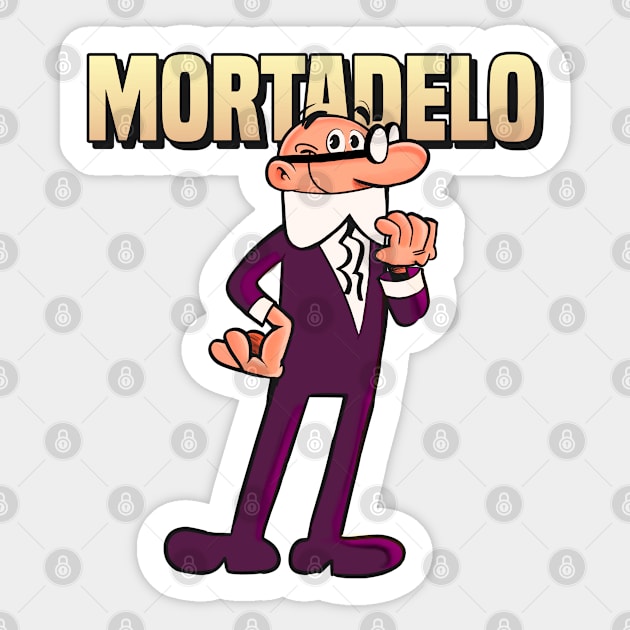 Mortadelo Sticker by dhaniboi